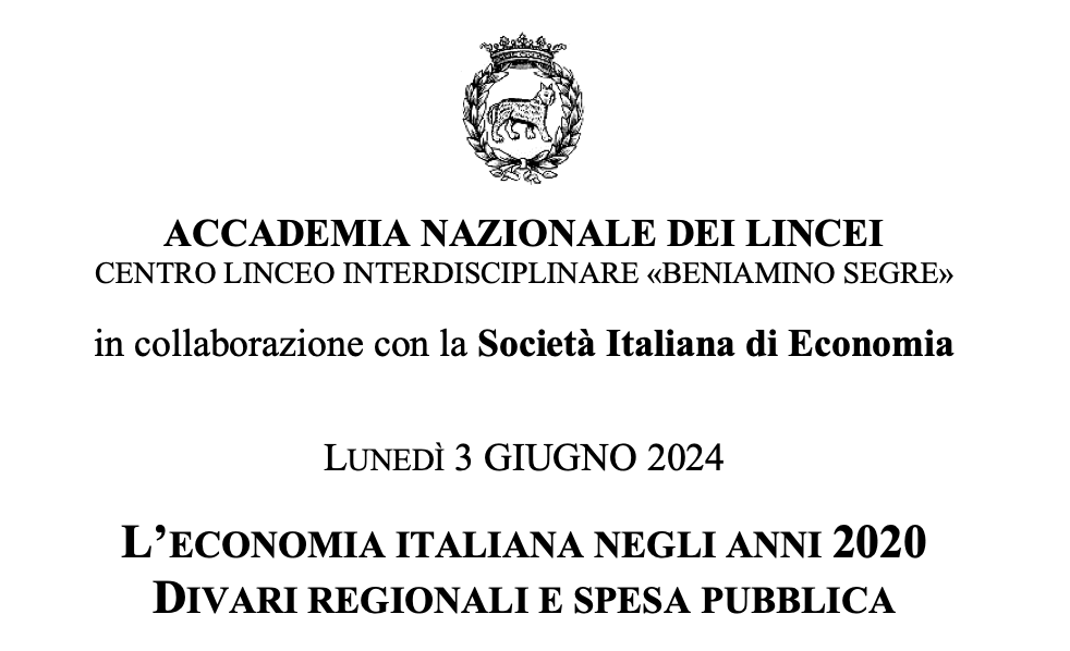 L'economia italiana negli anni 2024